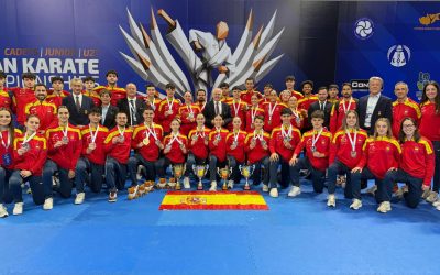 El karate valenciano suma una plata y dos bronces en el Campeonato de Europa Cadete, Junior y Sub-21 en Chipre
