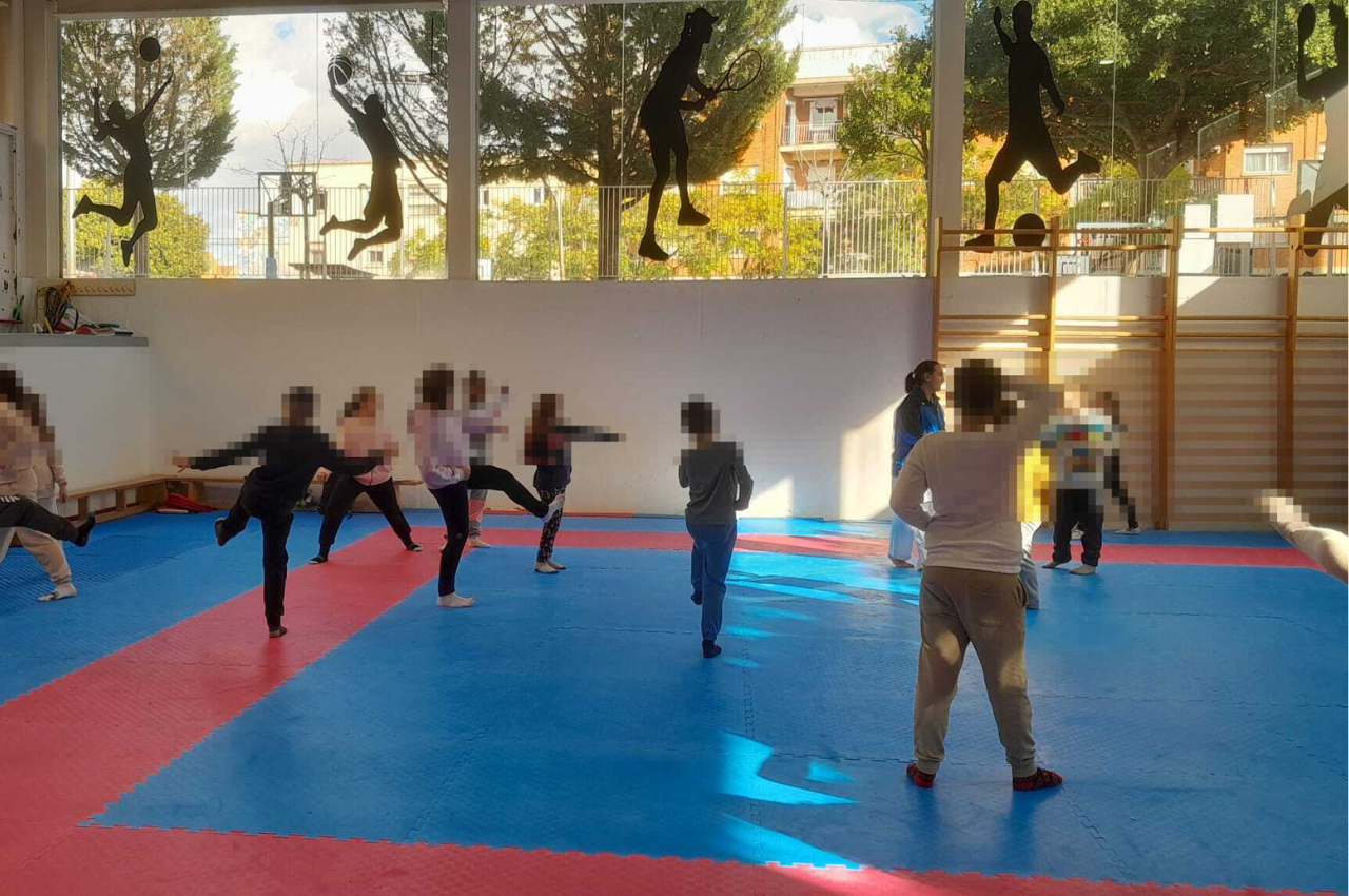 “+Esport a l’Escola”, karate en Educación Física.