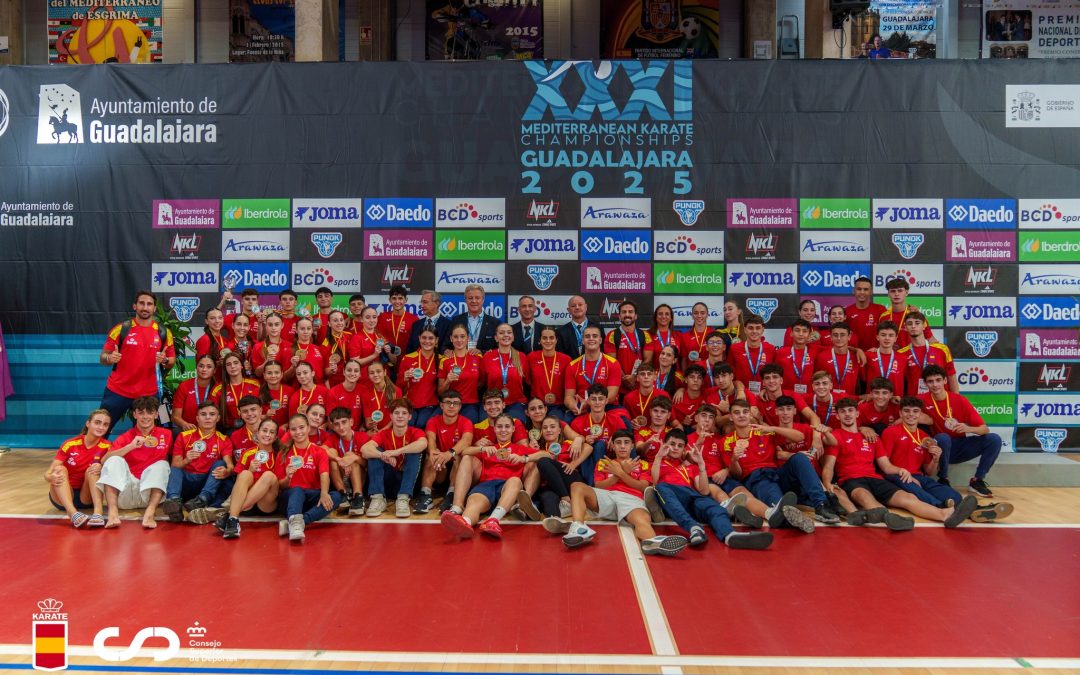 El karate valenciano suma 11 medallas en el triunfo de la Selección en los Juegos del Mediterráneo