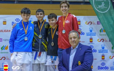 El futuro del karate valenciano consigue 10 medallas en la segunda jornada de la Liga Nacional