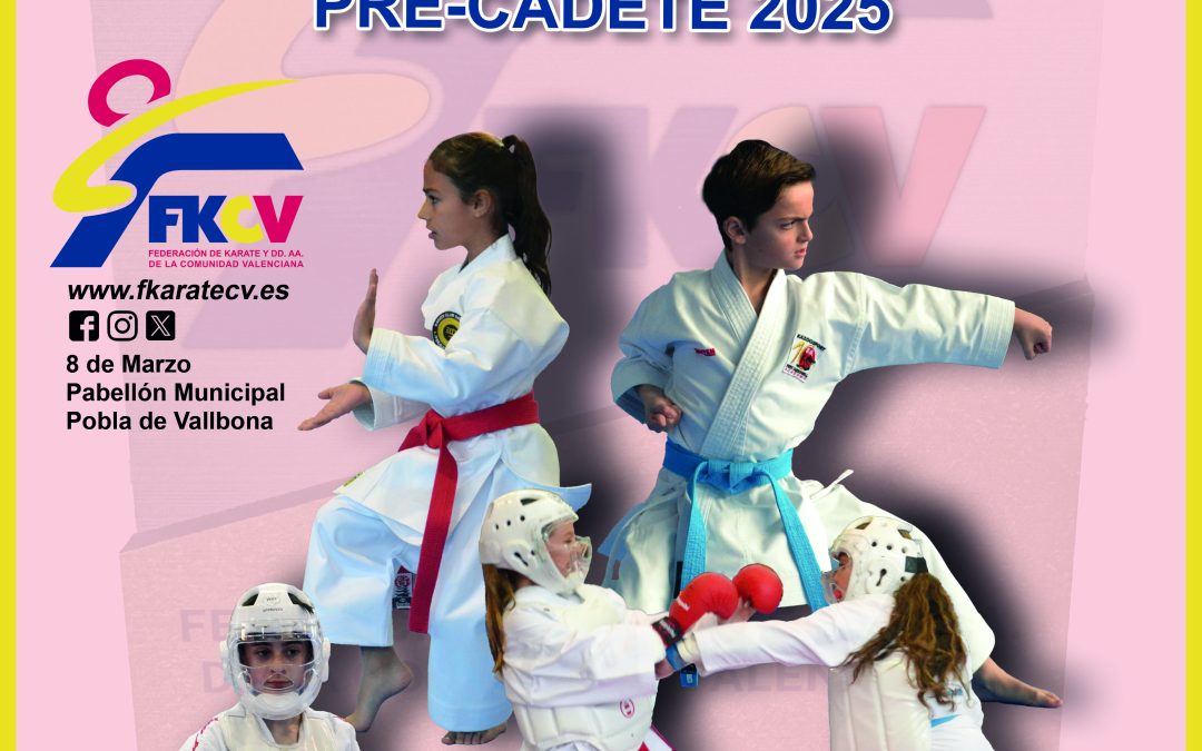 Jornada Final Liga Autonómica Benjamín, Alevín, Infantil, Juvenil y Para-Karate 2025 y 2ª pre-cadete