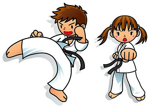 La competición de karate en adolescentes